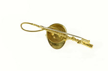 Load image into Gallery viewer, 18K Red Enamel Jockey Hat Riding Crop Horse Pin/Brooch Yellow Gold