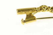 Load image into Gallery viewer, 18K Red Enamel Jockey Hat Riding Crop Horse Pin/Brooch Yellow Gold