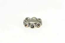 Load image into Gallery viewer, Sterling Silver Pandora Swirl Design Spacer Bead Slide Charm/Pendant