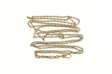 Load image into Gallery viewer, Gold Filled Seed Pearl Slide Steampunk Pocket Watch Fob 46"