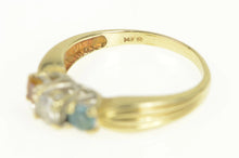 Load image into Gallery viewer, 14K 0.86 Ctw Diamond Topaz Citrine Engagement Ring Yellow Gold