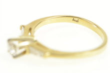 Load image into Gallery viewer, 14K 0.55 Ctw Diamond VVS Baguette Engagement Ring Yellow Gold