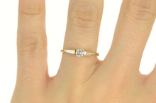 Load image into Gallery viewer, 14K 0.55 Ctw Diamond VVS Baguette Engagement Ring Yellow Gold