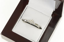 Load image into Gallery viewer, Platinum 0.36 Ct Princess Diamond Solitaire Engagement Ring