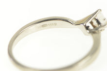 Load image into Gallery viewer, Platinum 0.36 Ct Princess Diamond Solitaire Engagement Ring