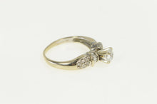 Load image into Gallery viewer, 14K 0.71 Ctw Diamond CZ Center Travel Engagement Ring White Gold