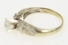 Load image into Gallery viewer, 14K 0.71 Ctw Diamond CZ Center Travel Engagement Ring White Gold