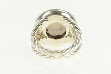 Load image into Gallery viewer, Sterling Silver 14K Gold David Yurman Smoky Quartz Diamond Ring