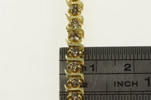 Load image into Gallery viewer, 10K 2.00 Ctw Wavy Link Diamond Classic Tennis Bracelet 7" Yellow Gold