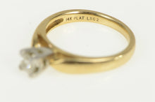 Load image into Gallery viewer, 14K 0.35 Ct Princess Cut Diamond Engagement Ring Yellow Gold