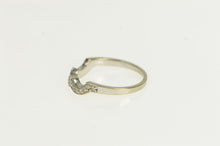 Load image into Gallery viewer, 14K 1/3 Ctw Diamond Scalloped Wedding Band Ring White Gold