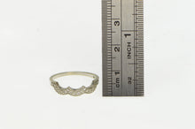 Load image into Gallery viewer, 14K 1/3 Ctw Diamond Scalloped Wedding Band Ring White Gold