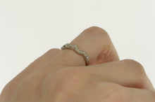 Load image into Gallery viewer, 14K 1/3 Ctw Diamond Scalloped Wedding Band Ring White Gold