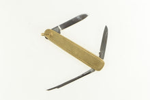Load image into Gallery viewer, 14K J C W Monogram Pocket Vintage Utility Knife Pendant Yellow Gold