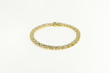 Load image into Gallery viewer, 10K 1.62 Ctw Diamond Vintage Classic Tennis Bracelet 7.25" Yellow Gold