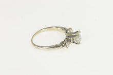 Load image into Gallery viewer, 14K 0.84 Ctw 1950's Classic Diamond Engagement Ring White Gold