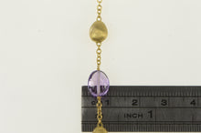 Load image into Gallery viewer, 18K Marco Bicego Jaipur Amethyst Topaz Earrings 6.5" Yellow Gold