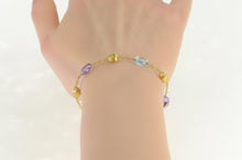 Load image into Gallery viewer, 18K Marco Bicego Jaipur Amethyst Topaz Earrings 6.5" Yellow Gold