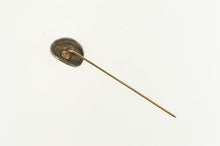 Load image into Gallery viewer, 10K Repousse Coin Face Mercury Dime Stick Pin Yellow Gold