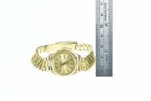 Load image into Gallery viewer, 18k Gold Rolex Datejust 26mm 6927 Bark Bezel 1980&#39;s Women&#39;s Watch