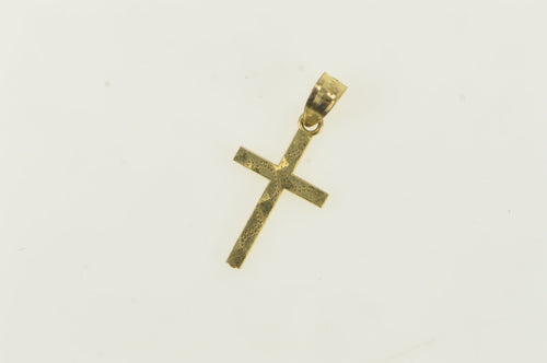 10K Cross Christian Faith Symbol Vintage Charm/Pendant Yellow Gold