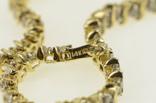 Load image into Gallery viewer, 14K 2.00 Ctw Diamond Classic Wavy Link Bracelet 6.75" Yellow Gold