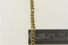 Load image into Gallery viewer, 14K 2.00 Ctw Diamond Classic Wavy Link Bracelet 6.75" Yellow Gold