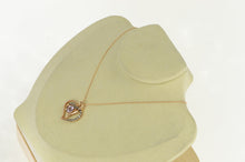 Load image into Gallery viewer, 14K LeVian Amethyst Diamond Heart Ltd. Edit. Necklace 18" Yellow Gold