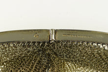 Load image into Gallery viewer, Sterling Silver Art Deco Engraved Scroll Mesh Vermeil Purse