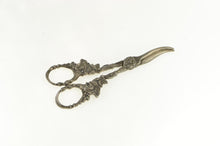 Load image into Gallery viewer, Sterling Silver Oak Leaf Vine Baroque Grape Shears Scissors