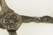 Load image into Gallery viewer, Sterling Silver Oak Leaf Vine Baroque Grape Shears Scissors