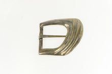 Load image into Gallery viewer, Sterling Silver Southwestern Puffy Massive Belt Buckle