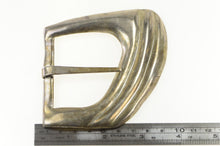 Load image into Gallery viewer, Sterling Silver Southwestern Puffy Massive Belt Buckle