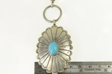 Load image into Gallery viewer, Sterling Silver Southwestern Vintage Turquoise Belt 39"