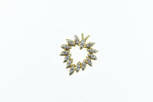 Load image into Gallery viewer, 10K Heart Diamond Love Symbol Vintage Pendant Yellow Gold