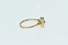 Load image into Gallery viewer, 10K Retro Vintage Diamond Squared Geometric Ring Yellow Gold