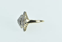 Load image into Gallery viewer, 10K 1.70 Ctw Baguette Halo Diamond Cluster Ring Yellow Gold