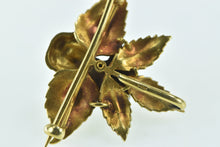 Load image into Gallery viewer, 14K Art Nouveau Diamond Lady Watch Hanger Pin/Brooch Yellow Gold
