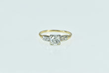 Load image into Gallery viewer, 14K 0.75 Ctw 40's Old Mine Diamond Engagement Ring Yellow Gold