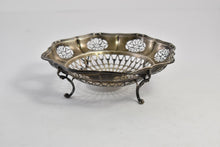 Load image into Gallery viewer, Sterling Silver 1913 Pierced Art Deco Ornate Bowl