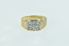 Load image into Gallery viewer, 14K Men&#39;s Retro Vintage Diamond Statement Ring Yellow Gold