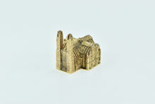 Load image into Gallery viewer, 9K 3D Westminster Abbey London England Charm/Pendant Yellow Gold
