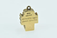 Load image into Gallery viewer, 9K 3D Westminster Abbey London England Charm/Pendant Yellow Gold