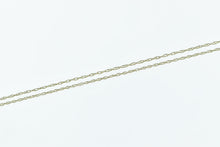 Load image into Gallery viewer, 10K 0.7mm Rolling Chain Twist Link Vintage Necklace 19.25&quot; Yellow Gold
