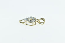 Load image into Gallery viewer, 10K Vintage Classic Diamond Heart Love Symbol Pendant Yellow Gold