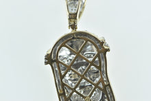 Load image into Gallery viewer, 10K Diamond Jesus Christ Crown of Thorns Pendant Yellow Gold