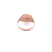 Load image into Gallery viewer, 9K Shield Shape Engravable Monogram Signet Ring Yellow Gold
