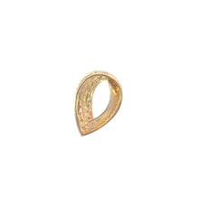 Load image into Gallery viewer, 10K Diamond Loop Vintage Classic Statement Pendant Yellow Gold