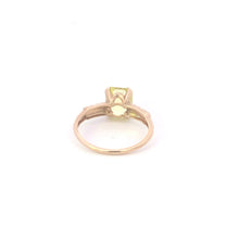 Load image into Gallery viewer, 10K 1940's Lemon Quartz Vintage Statement Ring Yellow Gold