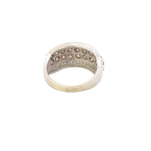 Load image into Gallery viewer, 10K 1.50 Ctw Fancy Diamond Encrusted Band Ring White Gold